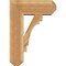 Ekena Millwork Merced Craftsman Rough Sawn Bracket w/ Offset Brace, Western Red Cedar, 8"W x 20"D x 28"H BKT0806X20X28MRC04RWR - alternate 2